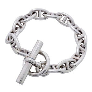 HERMES Silver Charm Bracelet